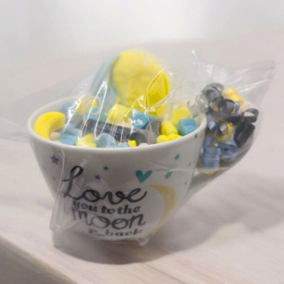 Handmade ✦ Love You to the Moon & Back Mug Candle ✦ Good Fortune Soy Wax 16oz - Picture 8 of 8